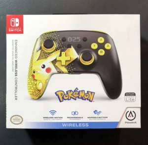 Official Nintendo Switch Enhanced Wireless Controller [ Pikachu 025 ] NEW - Picture 1 of 5