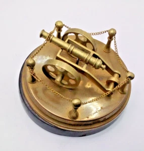🌟 Vtg Brass Canon MILITARY Home Decoration desk top canon - Picture 1 of 14