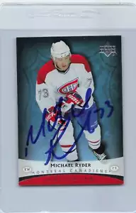 2004/05 Artifacts #52 Michael Ryder Canadiens Signed Auto *G2048 - Picture 1 of 1