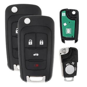 2x 315MHz 4 Botones OHT01060512 Llave Remota ID46 CHIP Apto para Chevy Cruze 11-16 - Imagen 1 de 12