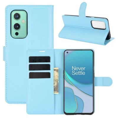 Custodia Cellulare Protettiva per OnePlus 9 Cover a Flip Astuccio Bumper Blu Neu - Immagine 1 di 4