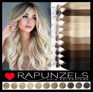 16"" 18"" 20"" Micro Loop RAPUNZELS SALON PROFESSIONAL Human REMY Haarverlängerungen 1G - Bild 1 von 26