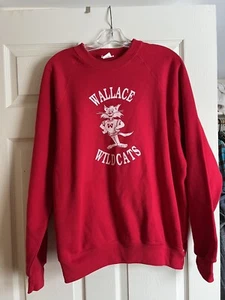 Vintage XL Wallace Wildcats Sweatshirt - Picture 1 of 4