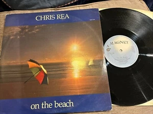 CHRIS REA - On The Beach - 12” Single Vinyl Record 1986 Magnet MAGT294 Ex - Picture 1 of 3