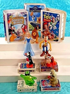 7 Mcdonalds DISNEY Happy Meal Toys Masterpiece Collection VHS & Video Favorites - Picture 1 of 12