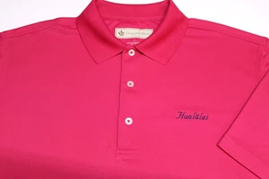 MAGLIA DA GOLF DONALD ROSS POLY--L--CAMPO DA GOLF HUALALAI--SENZA RUGHE--SEMBRA MAI INDOSSATA - Foto 1 di 1