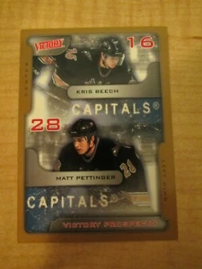 2001-02 Upper Deck Victory Gold Hockey Prospects #390 Beech / Pettinger Capitals - Picture 1 of 2