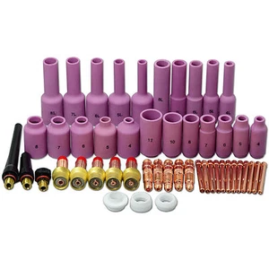 TIG Gas Lens Collet Body Back Cap Fit SR WP 17 18 26 TIG Welding Torch 50pcs - Picture 1 of 11