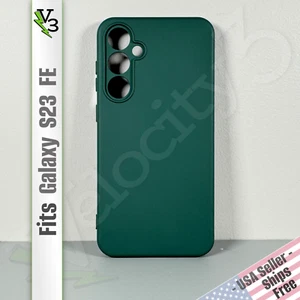 Funda para Galaxy S23 FE - Verde Pino | Silicona Suave al Tacto | Delgada y Flexible - Imagen 1 de 13