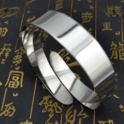 Punk Armreif Armband Armspange Oberarmreif Bangle Armreifen Silber - Bild 1 von 4