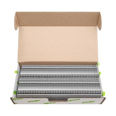 Lot of 100 Wago 2001-1201 TOPJOB Feedthrough Terminal Block, 600V 15A, DIN Rail - Image 1 of 4