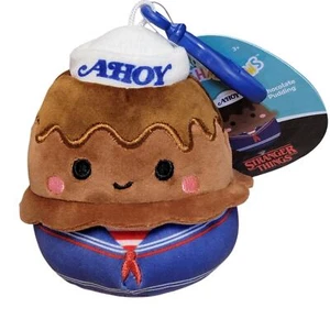Squishmallows Chocolate Pudding Clip On Plush 4" Stranger Things Backpack Bag - Imagen 1 de 4