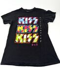 Kiss Japanese Writing 2017 T Shirt Black 1977 Concert Men's Size Small