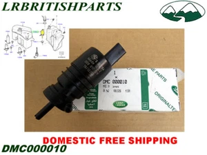 GENUINE LAND ROVER FRONT WINDSHIELD MOTOR PUMP RANGE ROVER 2003 - 2005 DMC000010 - Picture 1 of 5