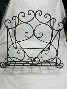 Wrought Iron Cookbook Holder Recipe Book Holder Kitchen Bath 45x35cm FAST POST - Picture 1 of 14