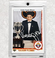 Sergei Makarov Calgary Flames 1990-91 Upper Deck #202 Autographed Card