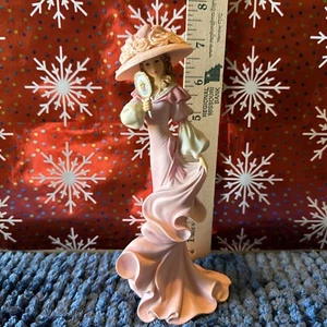 Thomas Kinkade Inspirations of Hope Figurine "Reflections in Pink" No Box - Picture 1 of 7