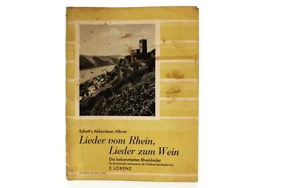 Schott's Akkordeon Album Lieder vom Rhein, Lieder zum Wein - Image 1 of 2