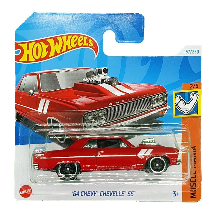 HOT WHEELS HTC58'64 CHEVY CHEVELLE SS 2024 (MUSCLE MANIA) 2/5 157/250 - Immagine 1 di 1