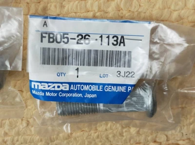 New Mazda RX-7 FC3S FC3C Front Hub Bolts 18mm Wheel OEM JDM OEM Japan Part Foto 1 de 4