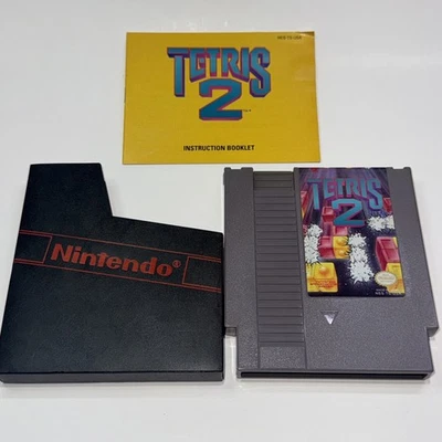 Tetris 2 (Nintendo Entertainment System, 1993) NES W/ Manual Tested - Image 1 of 3
