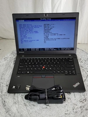 Portátil Lenovo ThinkPad T450 20BUS0XX00 NÚCLEO I5-5300U 8 GB 128 GB VER NOTAS Foto 1 de 4