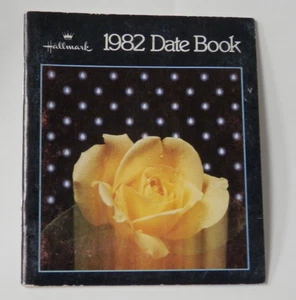 Vintage 1982 Hallmark Date Book Pocketbook Calendar Wallet Style Unused Beach's - Picture 1 of 4
