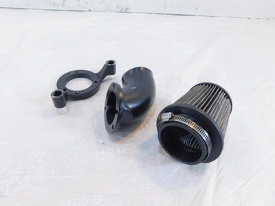 Filtro limpiador de admisión de aire cono de espiga negro Harley Davidson Sportster 883 y 1200 Foto 1 de 4