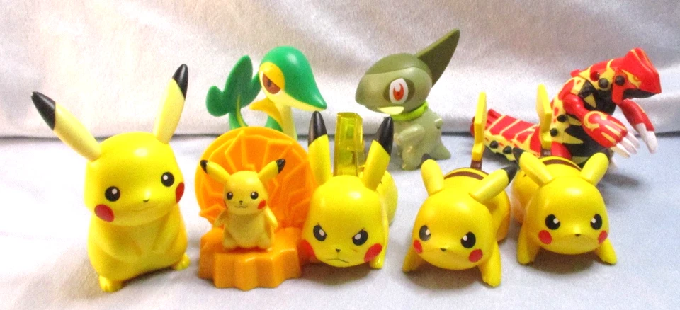 Figuras Pokémon Happy Meal de Burger King / McDonalds Pikachu Snivy Groudon Tú eliges Foto 1 de 1