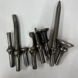 8-Vintage Aircraft Rivet Air Hammer Bit Tool USA Aviation Tools BIN SPEDIZIONE GRATUITA - Foto 1 di 6