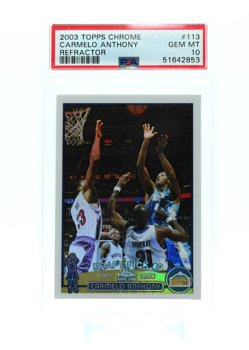 Topps Carmelo Anthony Basketball Rookie Sports Trading Cards