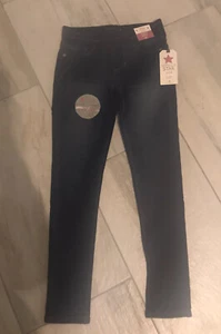 NEW Vanilla Star Girls Mid Rise Knit Denim Jeggings - Size 10 - Picture 1 of 3