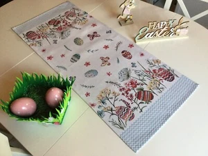 Tischläufer Ostern Gobelin  Osterdecke Tischdecke Osterdeko 42x99cm - Bild 1 von 3