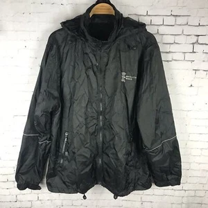 Chaqueta cortavientos grande para hombre XM Radio M3M Gear negra (A97) - Imagen 1 de 12
