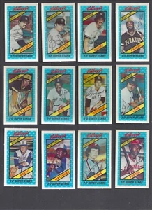 1980 KELLOGG'S CARD 58 SET--WITH STARS--ALL CARDS SCANNED--MOSTLY HIGH GRADE - Picture 1 of 5
