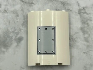 Lego Part White Cylinder Quarter 4 x 4 x 6 (Stickers) Rocket Ride 3831 SpongeBob - Picture 1 of 3