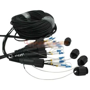 150M Armored Glasfaser Kabel Lc-Lc UPC Sm TPU Feld 6 Strand Faseroptik Patch - Afbeelding 1 van 4