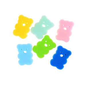 1X Baby Kids Newborn Bath Brush Soft Pure Cotton Bath Foam Rub Shower SpongH-wf - Picture 1 of 12