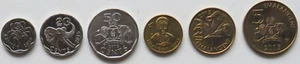 Swasiland, 10 Cents-5 Emalangeni 2015 Kursmünzensatz prägefrisch - Picture 1 of 2