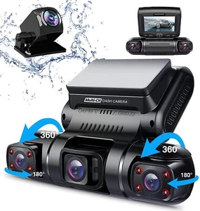 Car DVR 4 Cameras 3" LCD Screen WIFI Dash Cam Super Night Vision for taxi driver - Picture 1 of 12