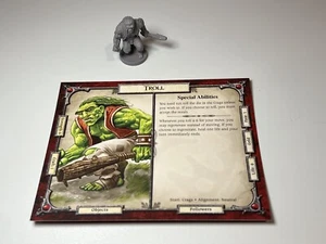 Talisman Troll Miniature Character - Revised 4th Edition Game Piece and Card - Picture 1 of 1