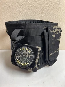 Iron Infidel Battle Bottle Sleeve Half Gallon Skeleton Black Only Camo - Picture 1 of 9