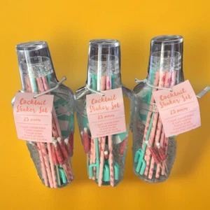3 Set Cocktail Shakers (each has 25 pieces) NEW - Picture 1 of 3