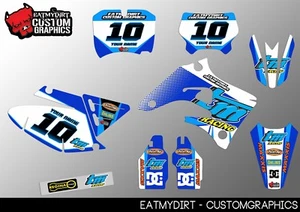 FÜR TM 125 250 300 400 04-07 SEMI CUSTOM KIT GRAFIK AUFKLEBER MOTOCROSS DECALS - Bild 1 von 2