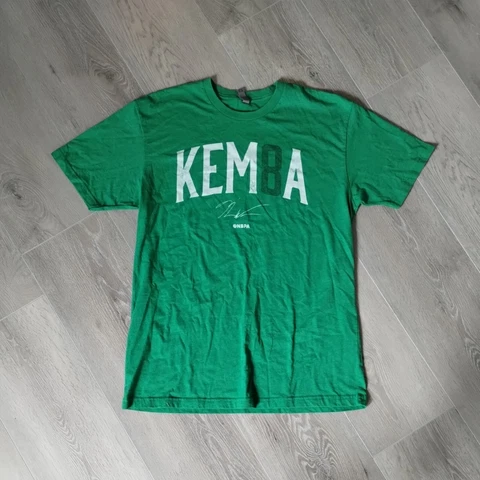 Kemba Walker Shirt L Mens Short Sleeve T Celtics Green Kem8a NBA Cotton Crew Cover
