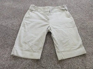 LADIES BEIGE BERMUDA LONG SHORTS BY BAMBOO TRADERS SIZE 6 - Picture 1 of 8