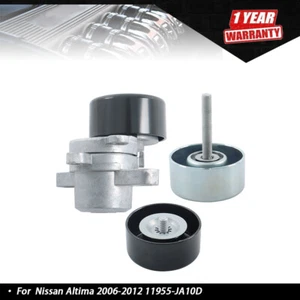 For Nissan Altima 2006-2012 11955-JA10D Belt Tensioner Pulley & Belt Pulley - Picture 1 of 8