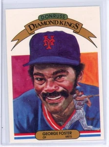 Donruss DK 1983 #6 George Foster Diamond Kings - Imagen 1 de 2
