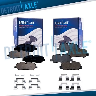 Pastilhas de freio dianteiras e traseiras de cerâmica para 2006 2007 2008 2009 LR3 Range Rover Sport - Imagem 1 de 4