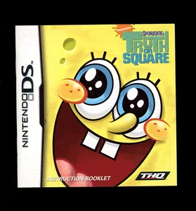 SpongeBob's Truth or Square (Nintendo DS) *NUR BEDIENUNGSANLEITUNG - OHNE SPIEL* - Bild 1 von 2